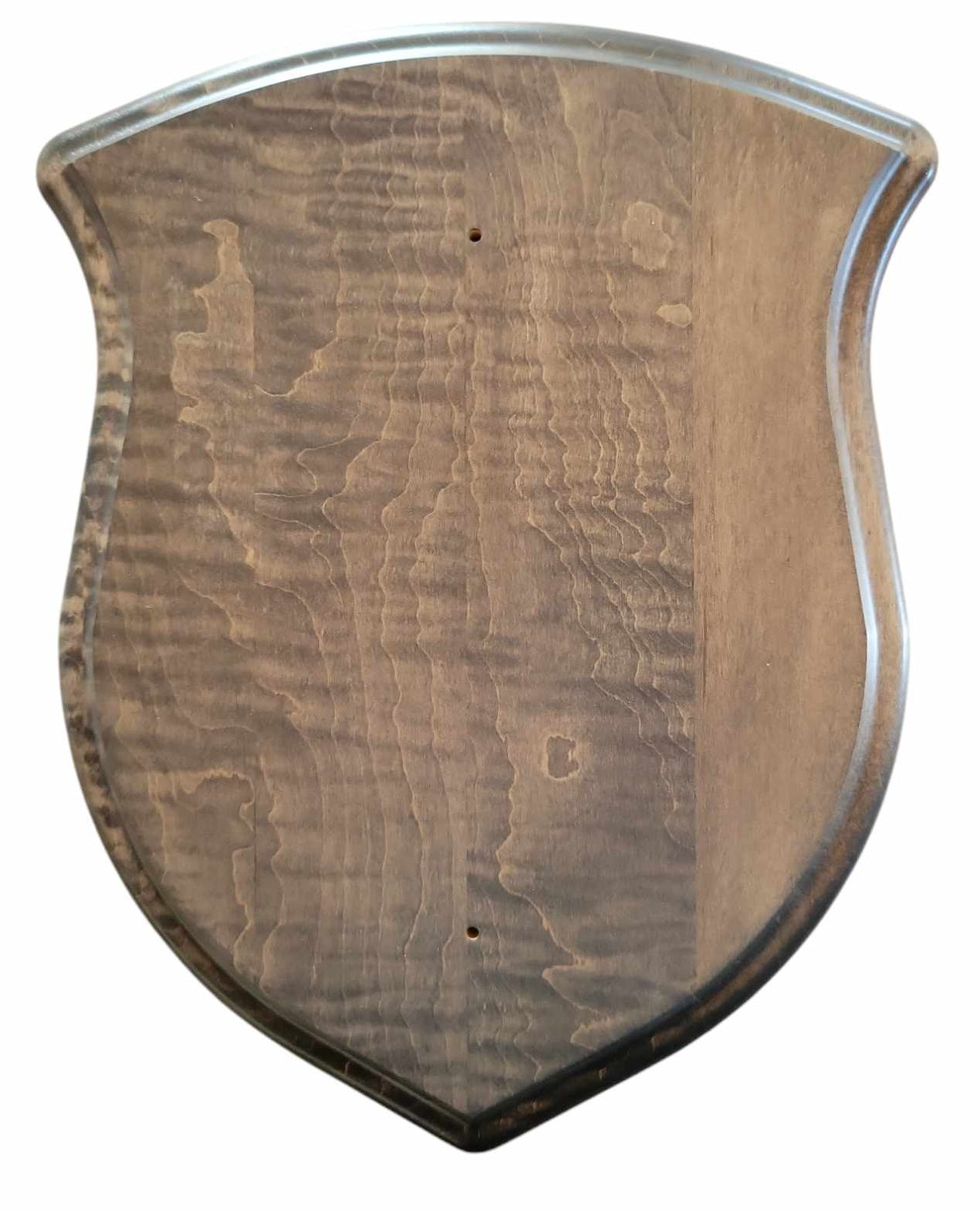 Whitetail Deer Antler Mounting Kit, Solid Wood Plaque, Includes All Mounting Hardware (Gray Crest) - Cauff.com LLC