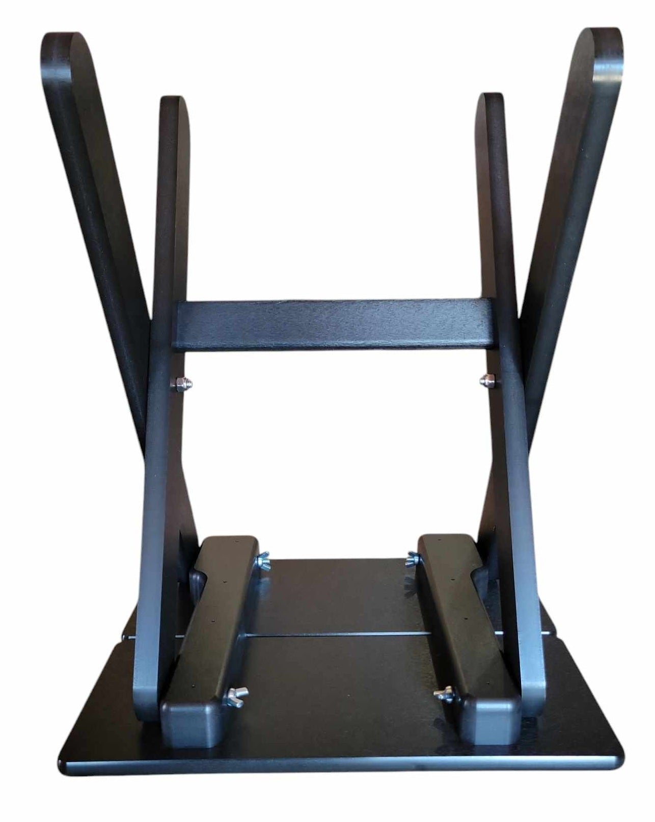 Adirondack Outdoor Side Table, HDPE Small End Table for Patio, Deck, Pool, Weather Resistant, Black - Cauff.com LLC