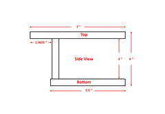 Poly Cup Holder for Adirondack Chair or Patio, Fits Standard- Large Cups - Cauff.com LLC