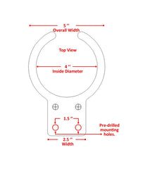 Poly Cup Holder for Adirondack Chair or Patio, Fits Standard- Large Cups - Cauff.com LLC