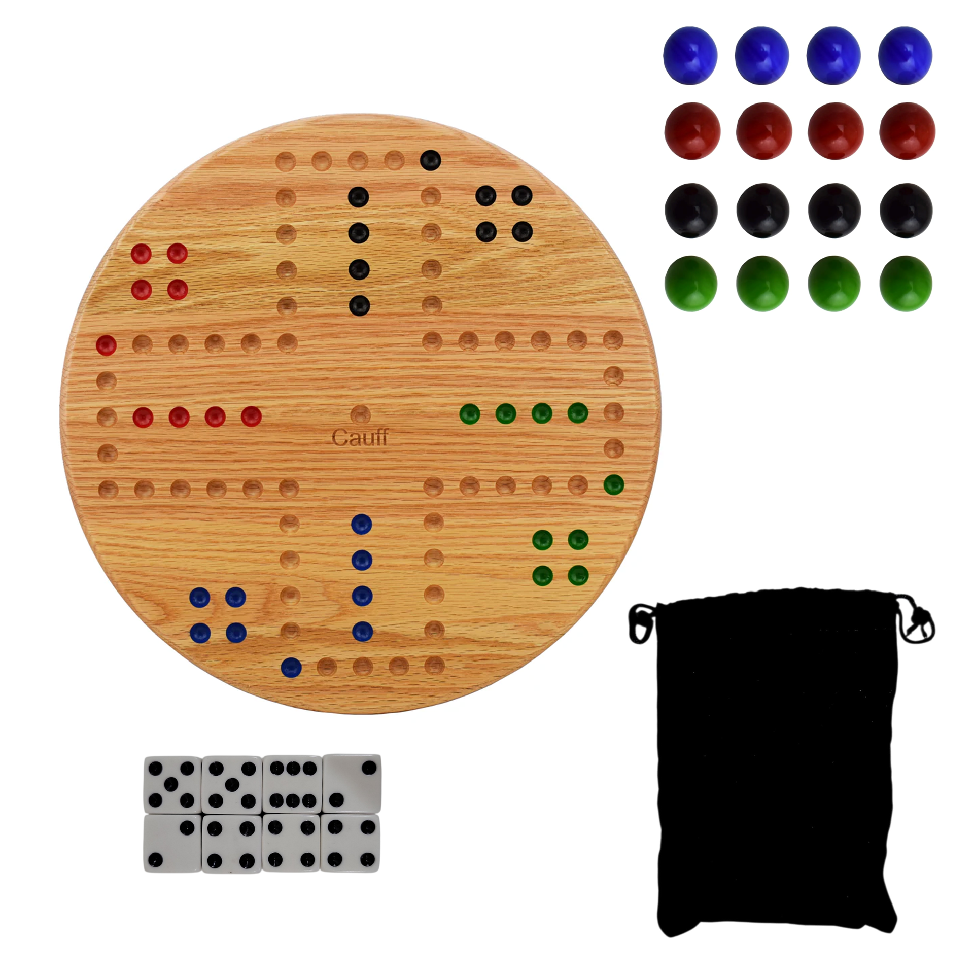 Cauff Signature Solid Oak Marble Board | Multiple Shapes & Sizes - Cauff.com LLC