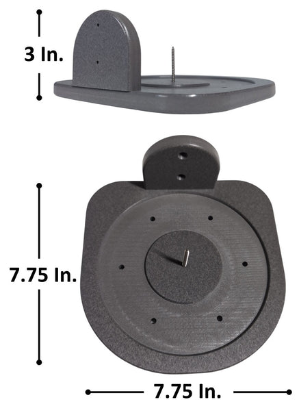 Poly Corn Cob Squirrel & Chipmunk Feeder Platform Outdoor Feed Station - Cauff.com LLC