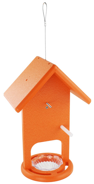 Baltimore Oriole Feeder Poly Fruit Jelly Hanging Bird Feeder Orange.