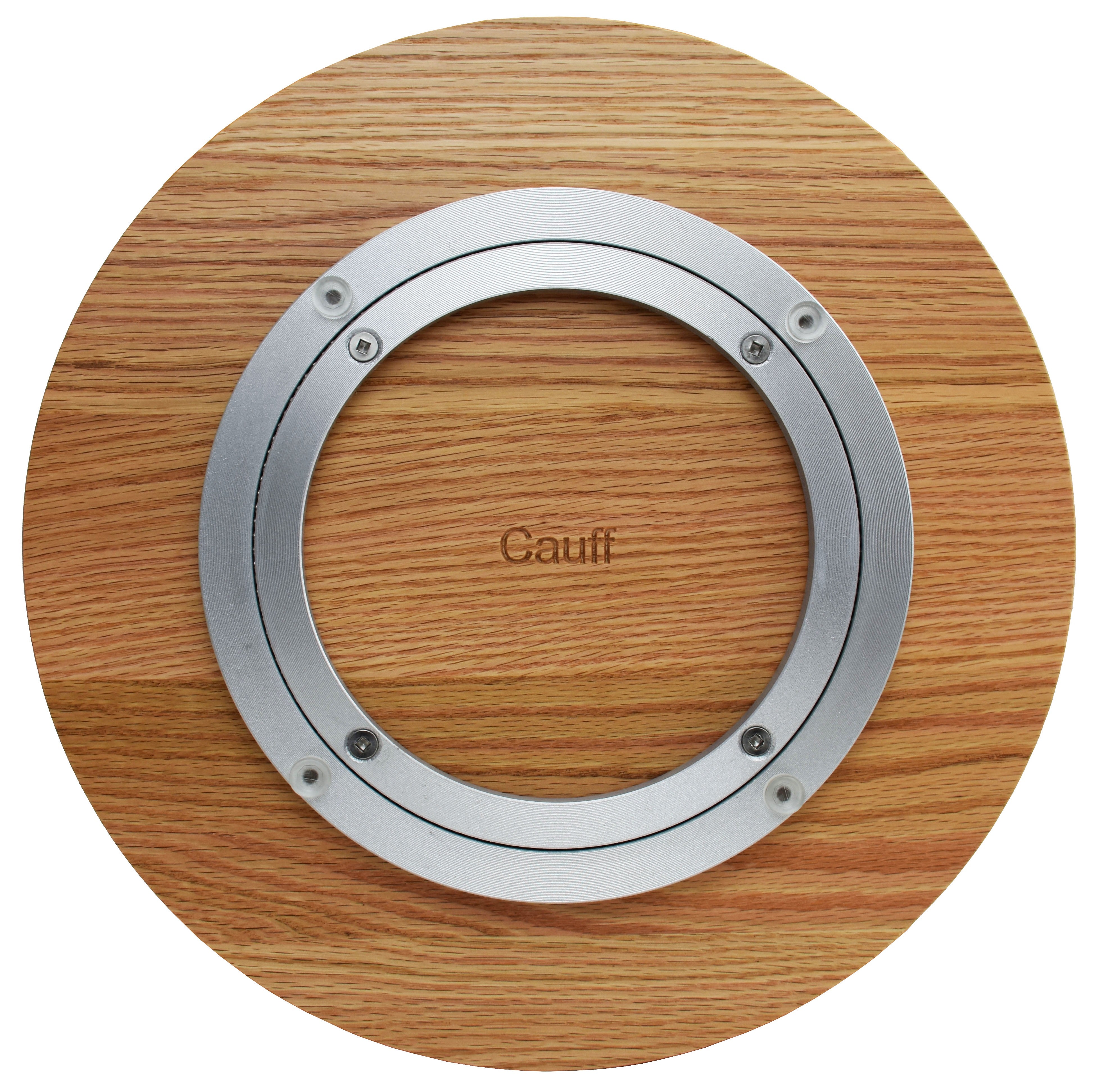 12 inch Solid Oak Wooden Lazy Susan Turntable.