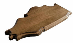 Whitetail Deer Antler Mounting Kit, Solid Wood Plaque, Includes All Mounting Hardware Illinois Walnut Finish