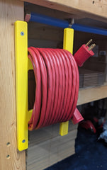 Poly Heavy-Duty Extension Cord Reel – Yellow Cord Wrap (Holds 100 ft) - Cauff.com LLC