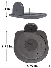 Poly Corn Cob Squirrel & Chipmunk Feeder Platform Outdoor Feed Station - Cauff.com LLC