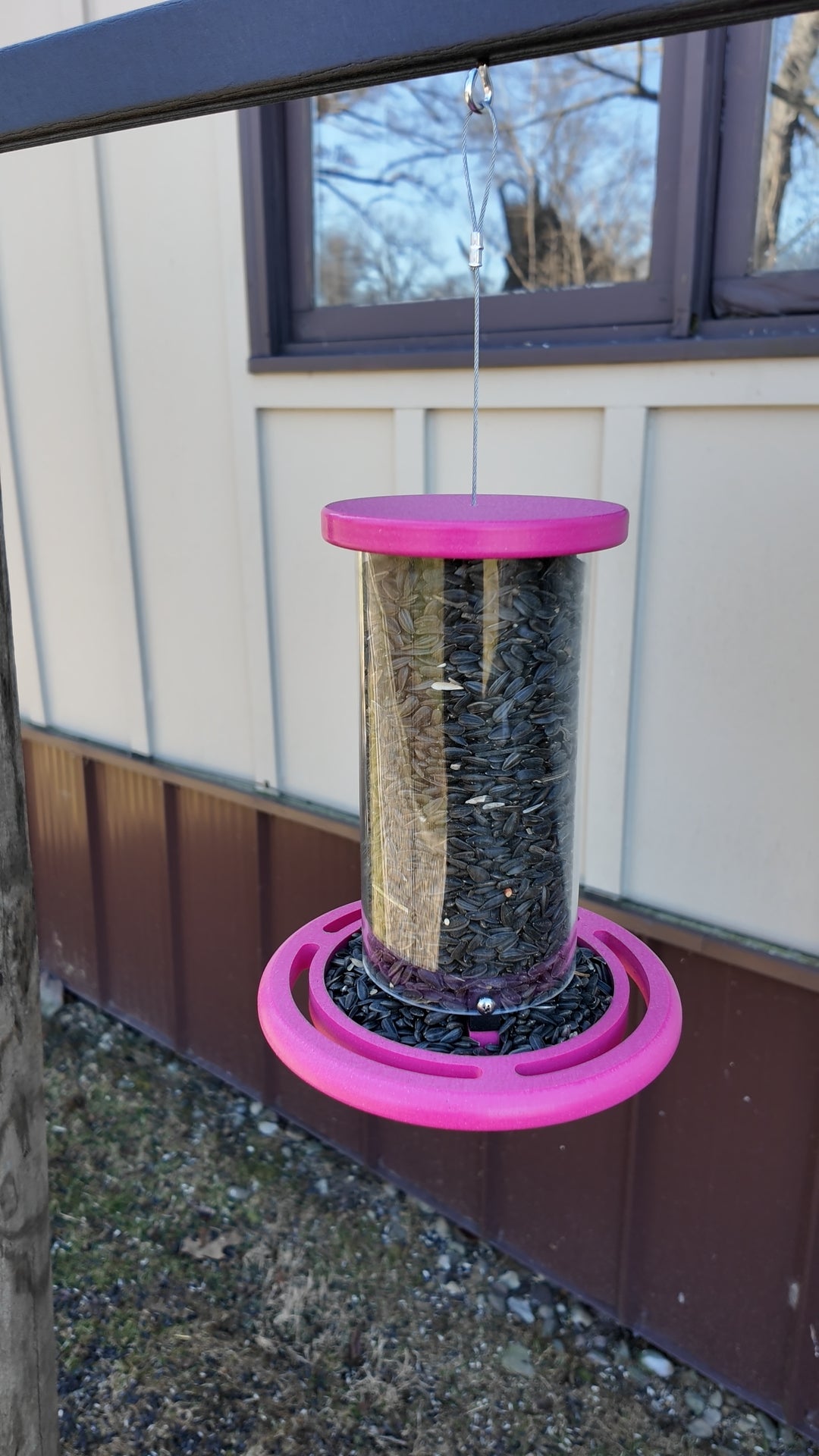 Heavy-Duty Bird Feeder Built for Real Outdoor Use, 5.5 Cup Capacity | Made in USA - Cauff.com LLC