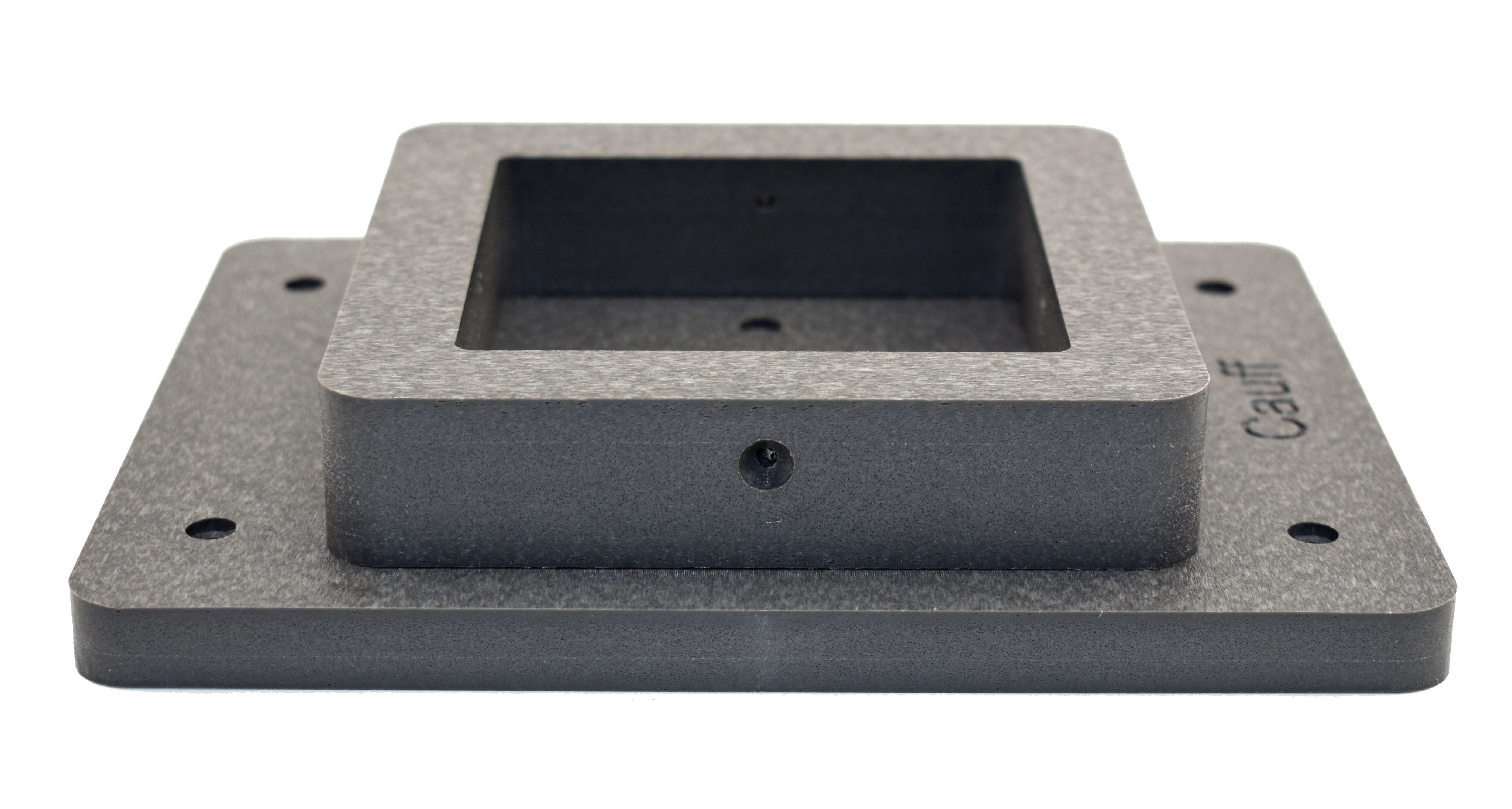 HDPE 4x4 post mount adapter bracket for bird feeders and mailboxes by Cauff