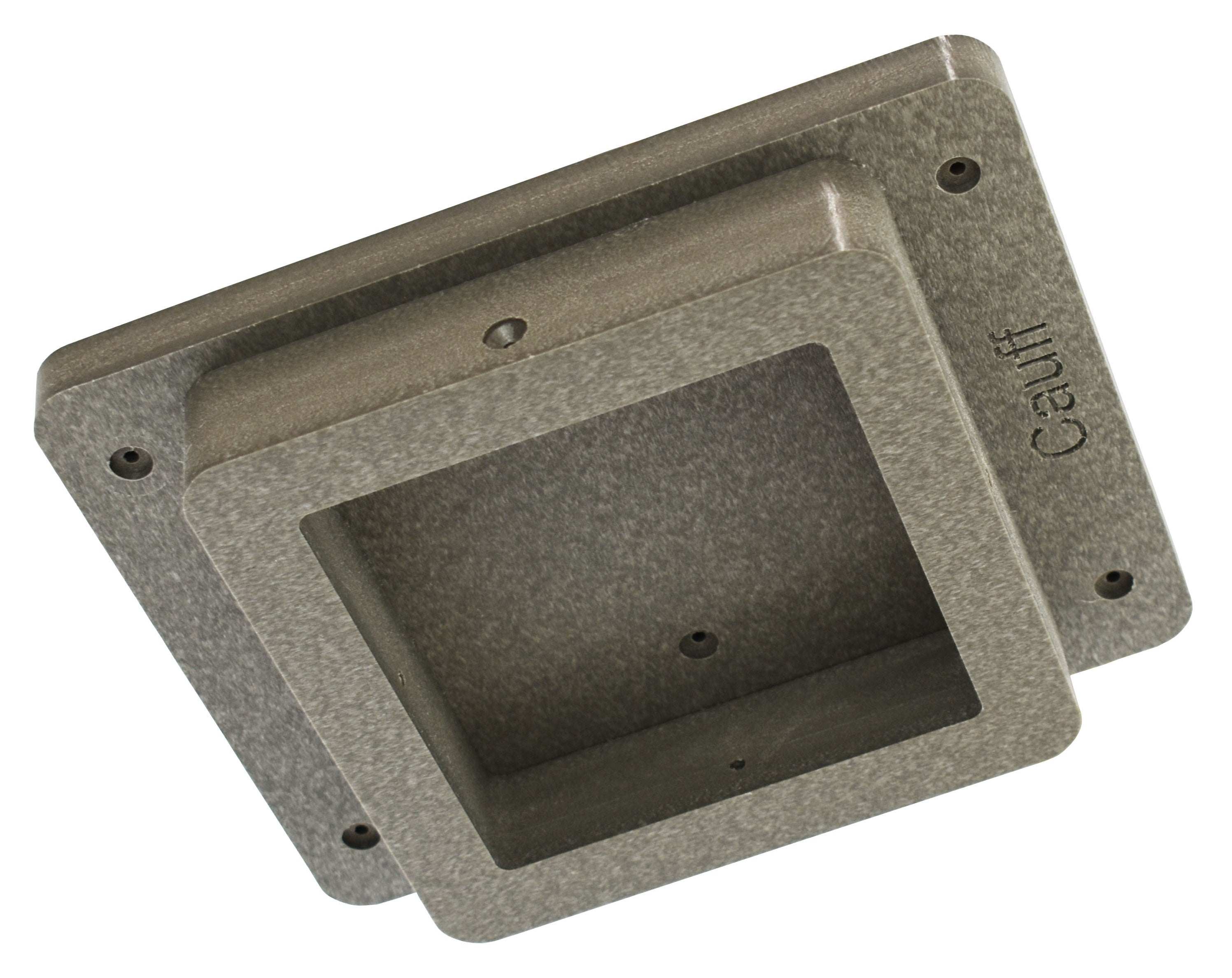 HDPE 4x4 post mount adapter bracket for bird feeders and mailboxes by Cauff