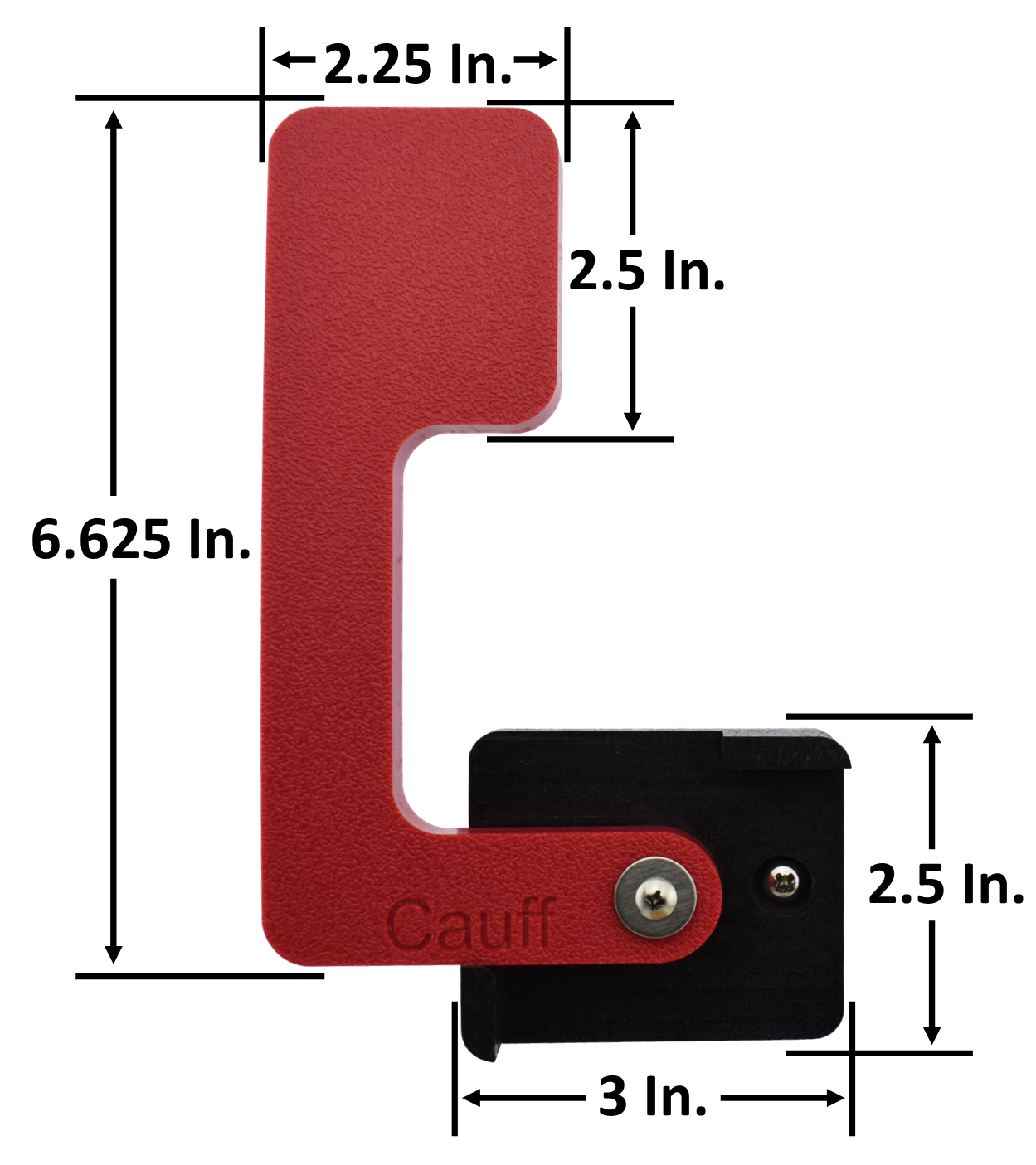 Heavy-duty poly mailbox flag replacement kit with stainless steel mounting hardware